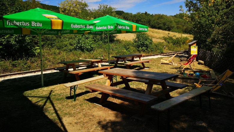 Venkovn&iacute; prostor, &copy; Draisinenalm Grafensulz